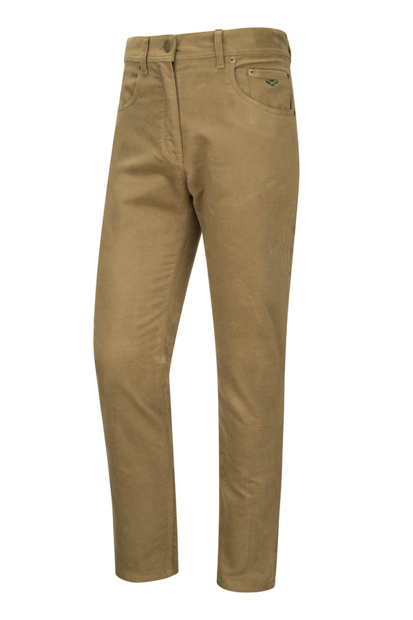 Hoggs of Fife Catrine Ladies Moleskin Jean Forest Green Ratcatcher Tweed