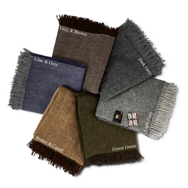 Recycled Wool INVERTERE MALLALIEUS WOOL HERRINGBONE DUFFEL COAT