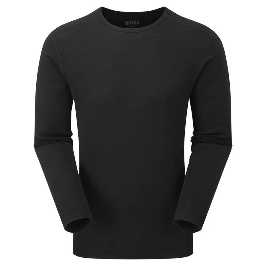 Keela Merino Round Neck Top Black