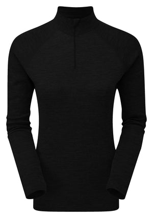 Keela Womens Merino Long Sleeve Top Black