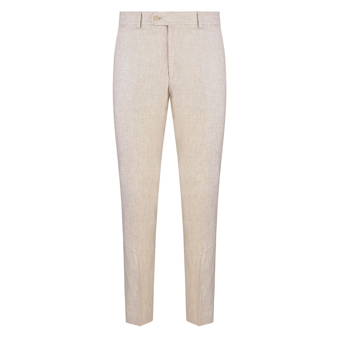 Gurteen Lynton Beige Linen Blend Trousers