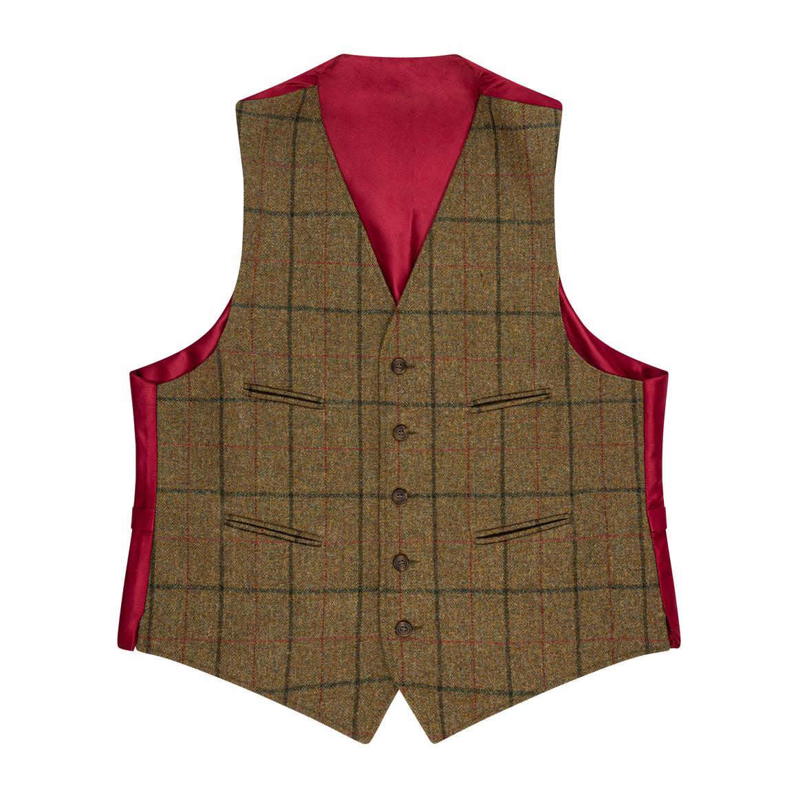 Coverdale Hand Tailored Tweed Waistcoat