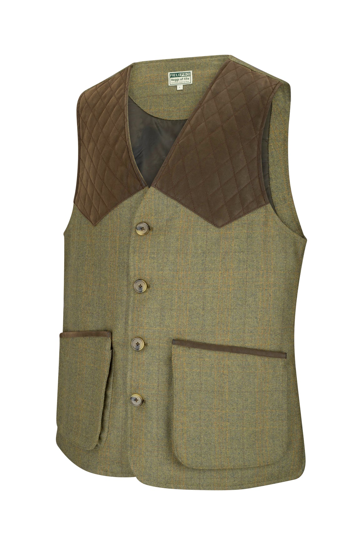 Hoggs of Fife Kinloch Technical Tweed Field Waistcoat