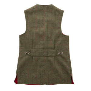 Luxury Alcantara Shooting Vest - Garsdale Tweed