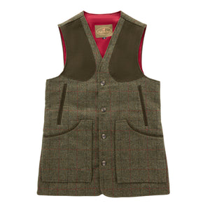 Luxury Alcantara Shooting Vest - Garsdale Tweed
