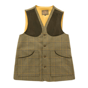 Luxury Alcantara Shooting Vest - Yorkshire Tweed