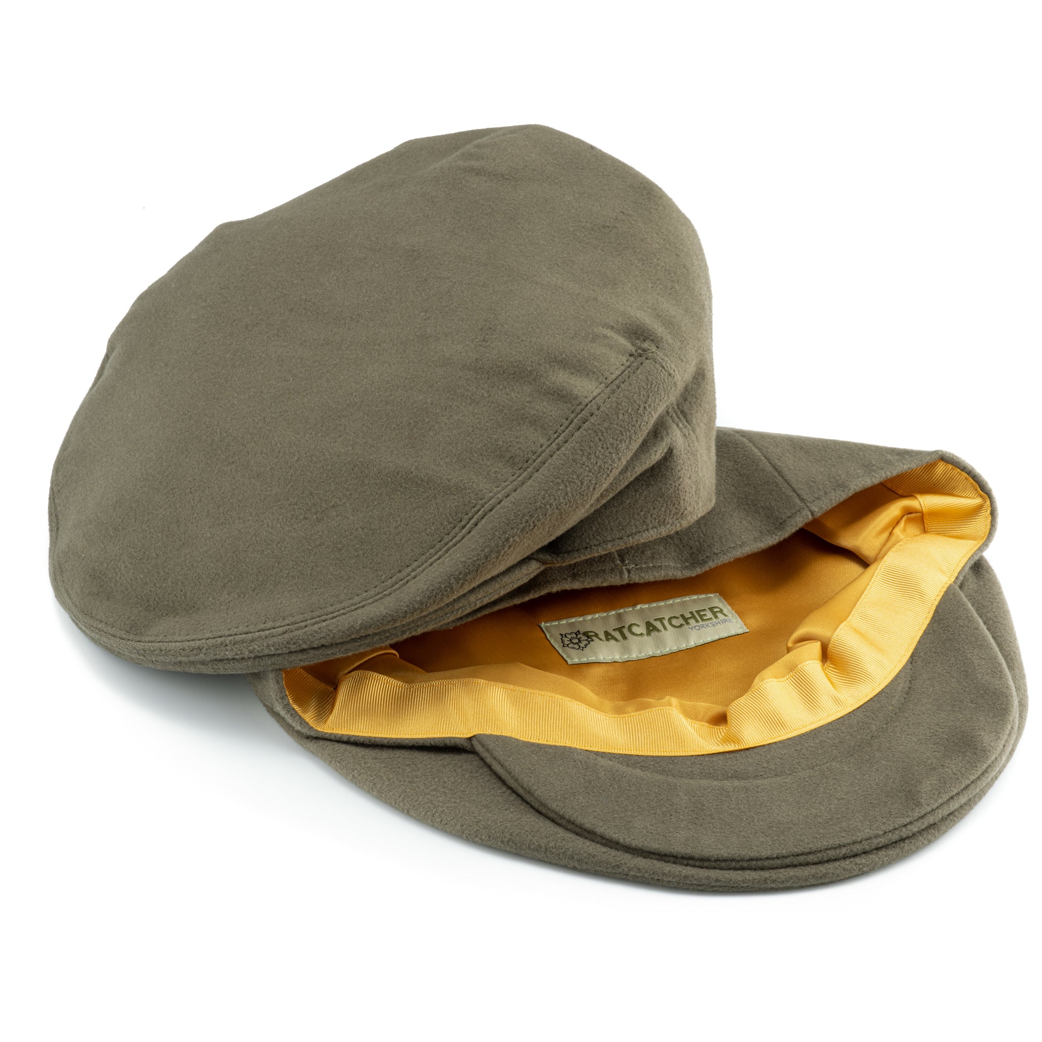 Moleskin Cap Lovat Ratcatcher Tweed - Main Image