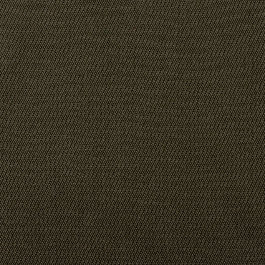 Heavyweight Wool Worsted Cavalry Twill Trouser - Olive