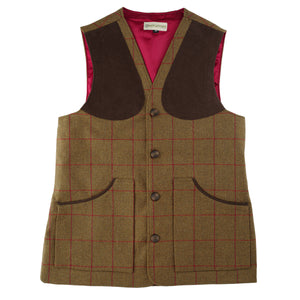 Luxury Alcantara Shooting Vest - Nidderdale Tweed