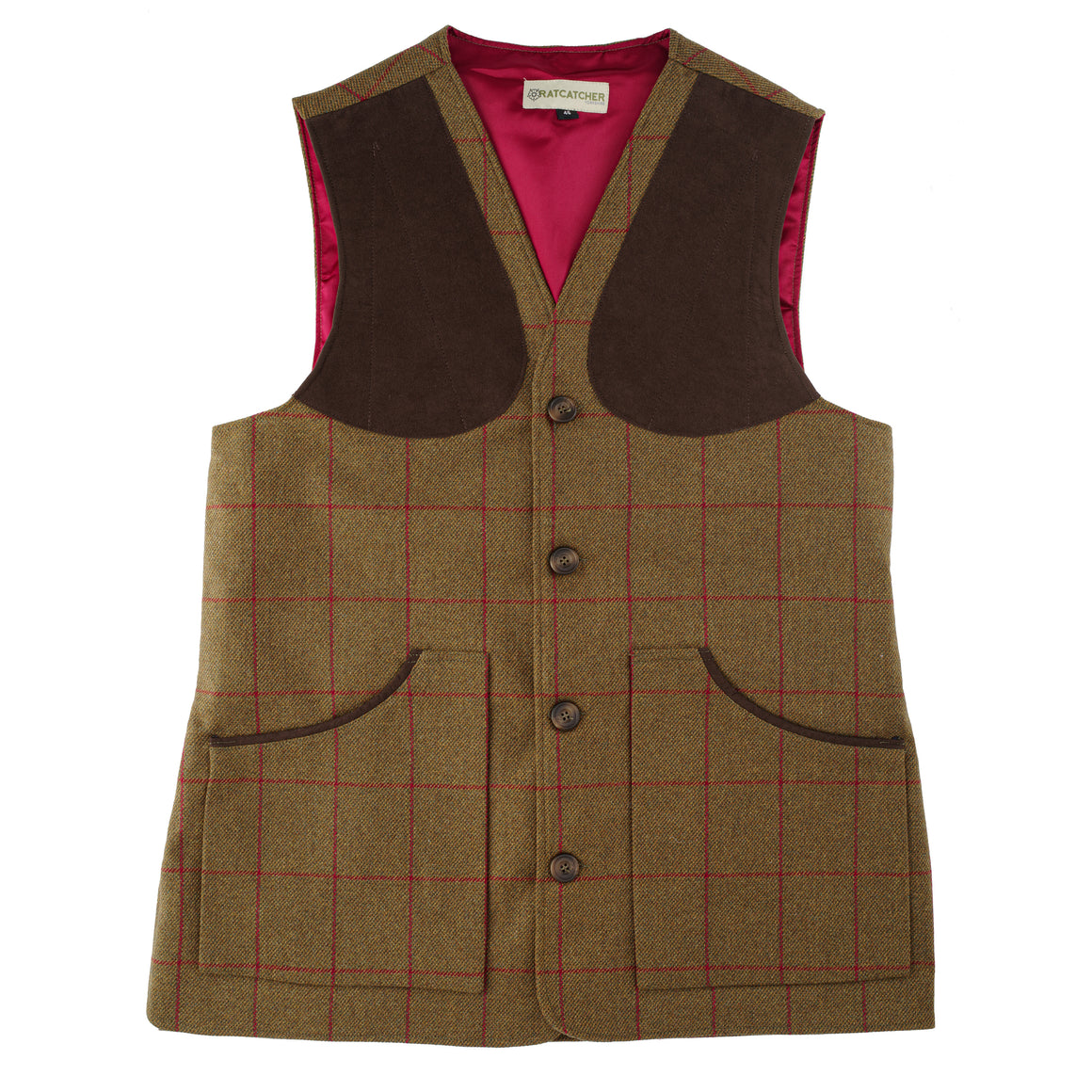 Luxury Alcantara Shooting Vest - Nidderdale Tweed