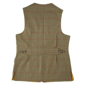 Luxury Alcantara Shooting Vest - Wharfedale Tweed