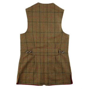 Luxury Alcantara Shooting Vest - Coverdale Tweed