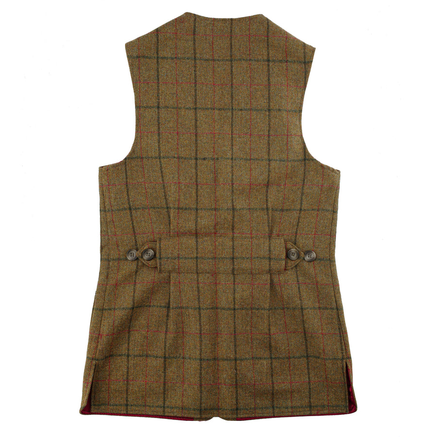 Luxury Alcantara Shooting Vest - Coverdale Tweed