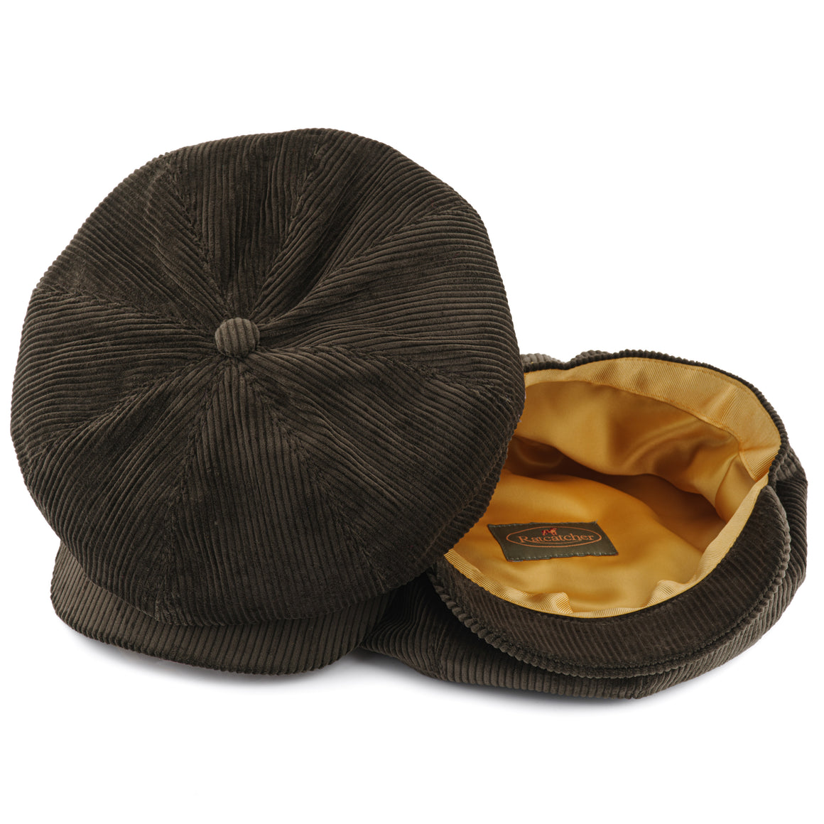 Baker Boy Cap - Olive Corduroy
