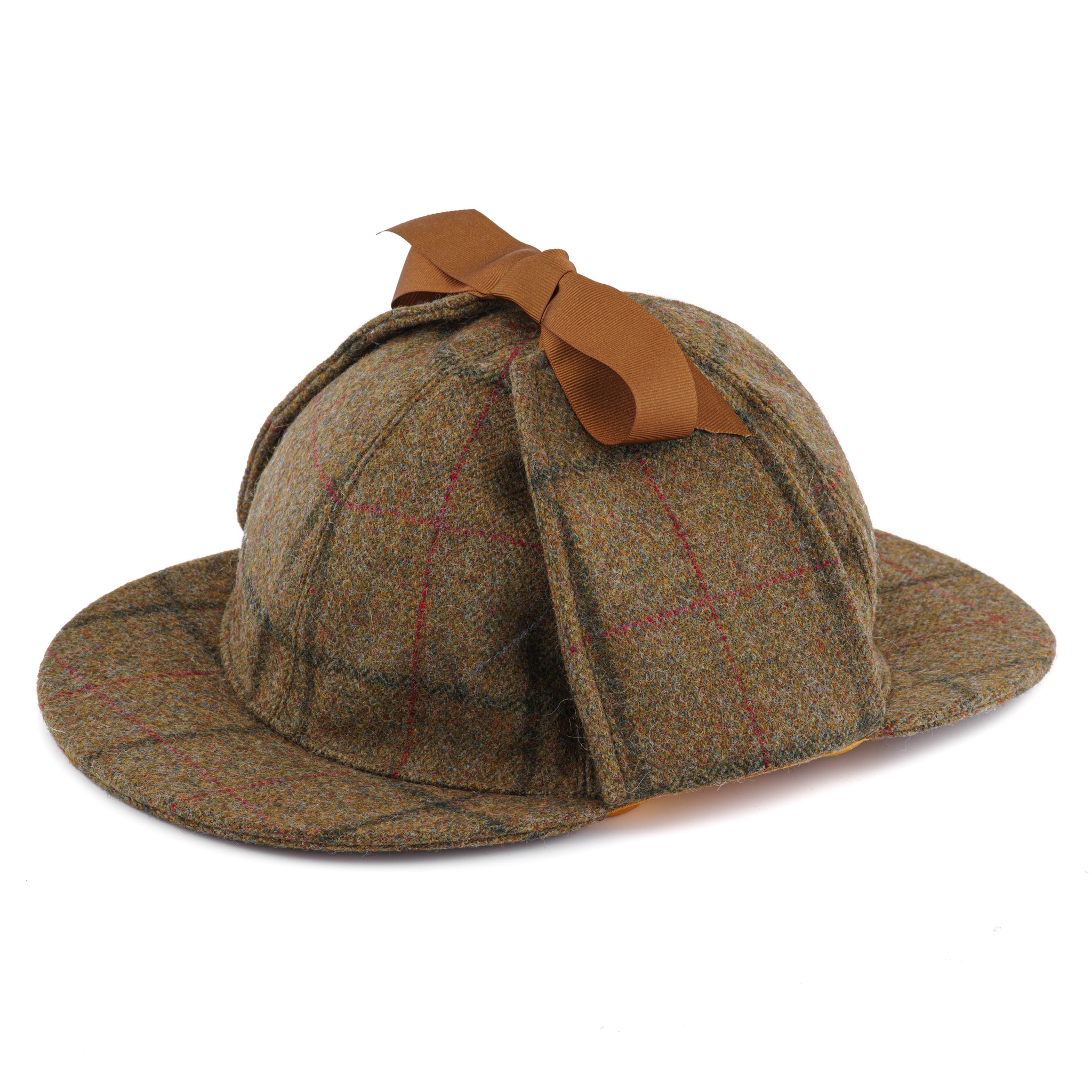 COVERDALE TWEED SHERLOCK HAT WITH EAR FLAPS Ratcatcher Tweed